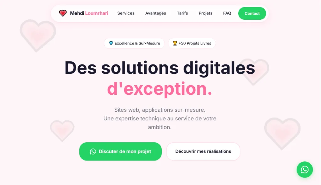Loumrhari Agency - Site portfolio