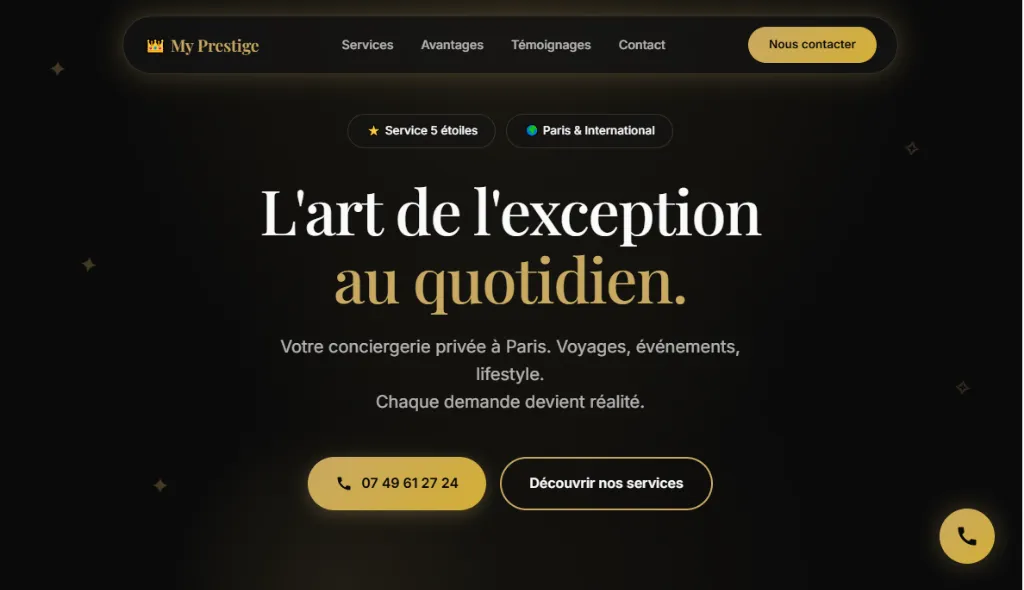 My Prestige - Conciergerie de luxe